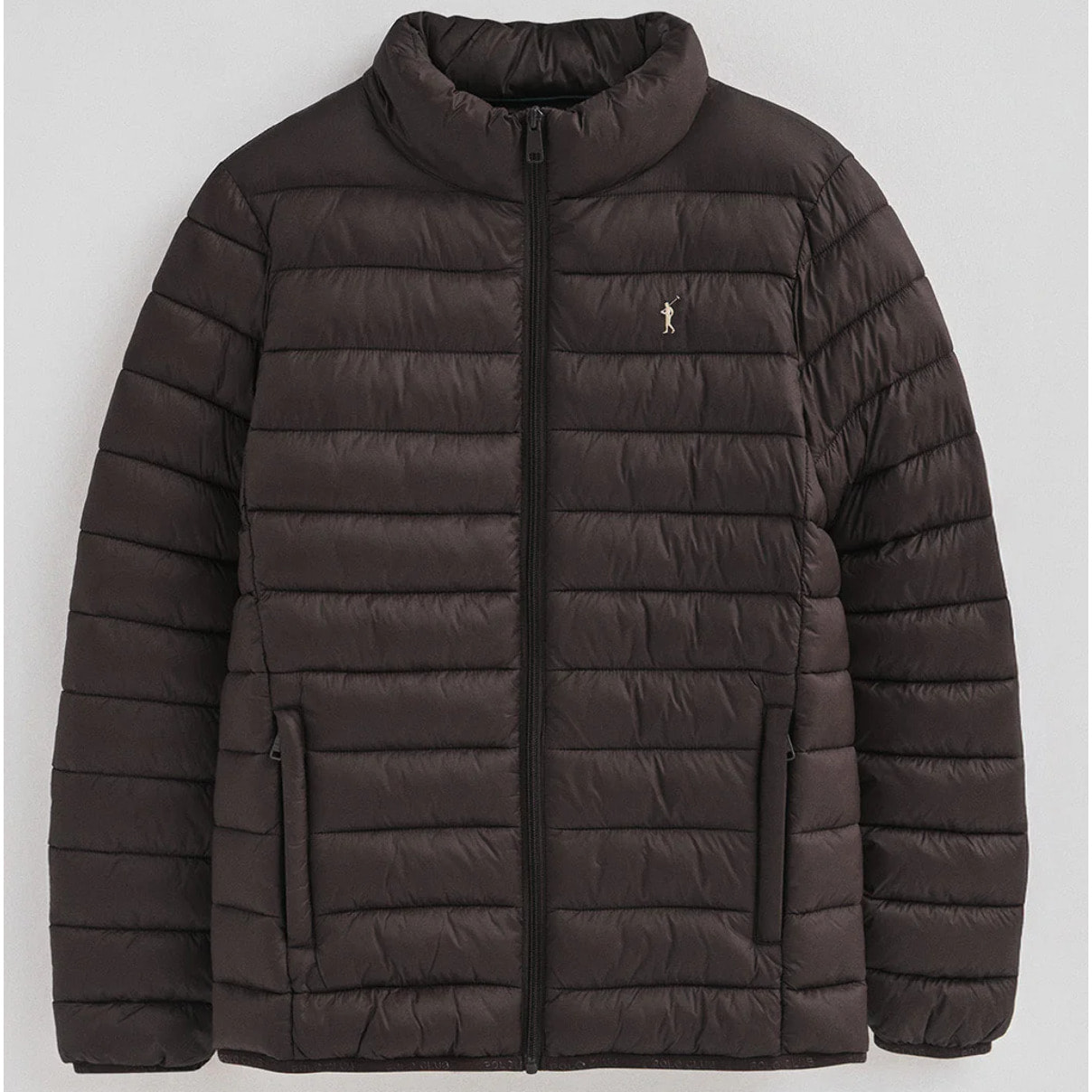 Chaqueta Chuck Embroidery chocolate oscuro con logo Rigby Go