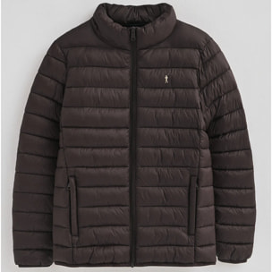 Chaqueta Chuck Embroidery chocolate oscuro con logo Rigby Go