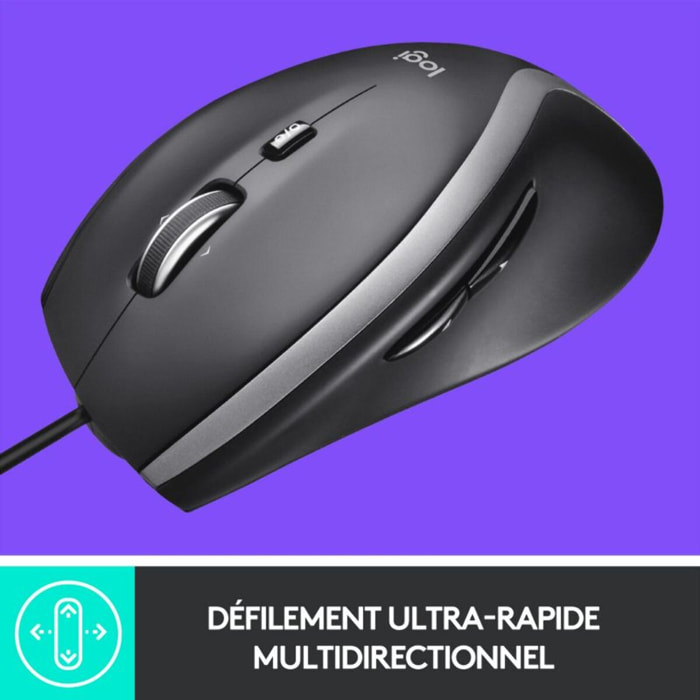 Souris filaire LOGITECH M500s Advanced Corded Mouse