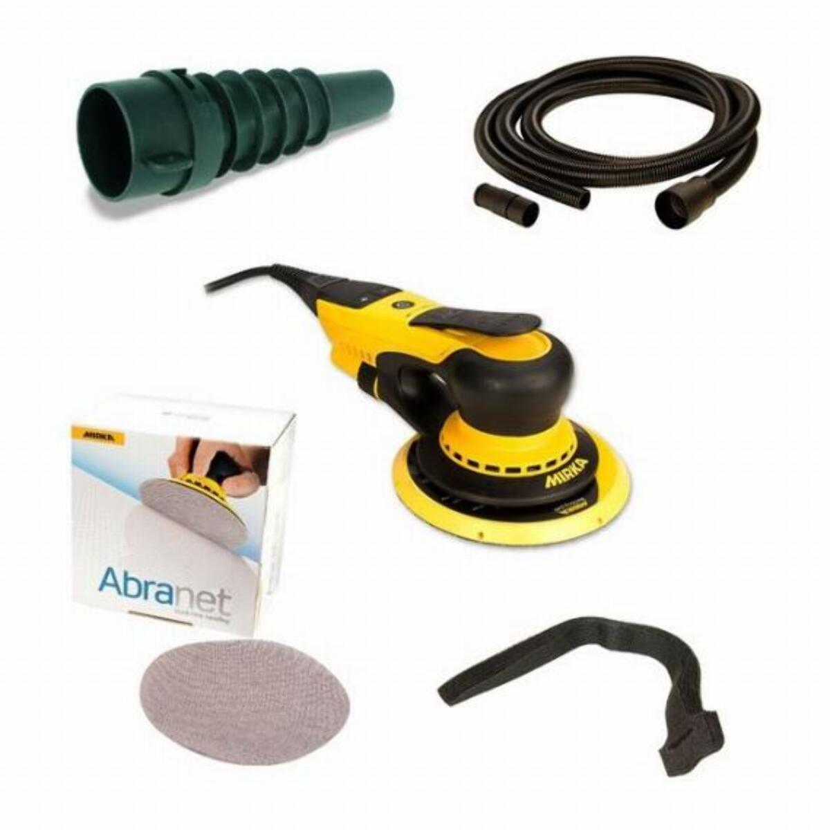 Pack Deros Pro MIRKA - Deros 5650cv en coffret + accessoires + consommables - KIT1702CDMFR