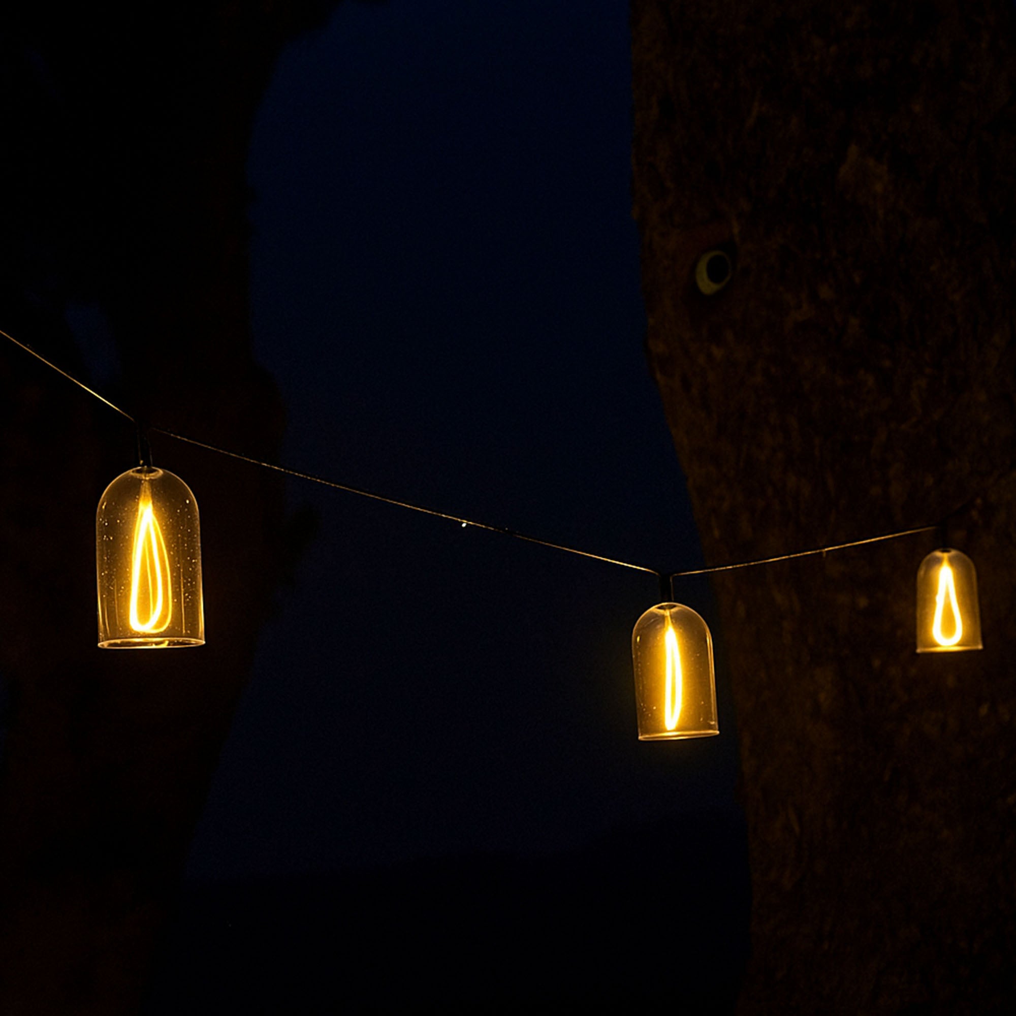 Guirlande filament GLOW 8 cloches 15M