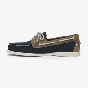 Sebago - Docksides Uomo Blu - Portland Spinnaker Nubuck