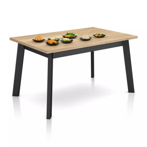 Mesa de comedor Naira 140 Roble Negro