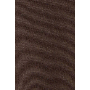 Maglietta cioccolato a maniche corte e scollo a V con ricamo Rigby Best