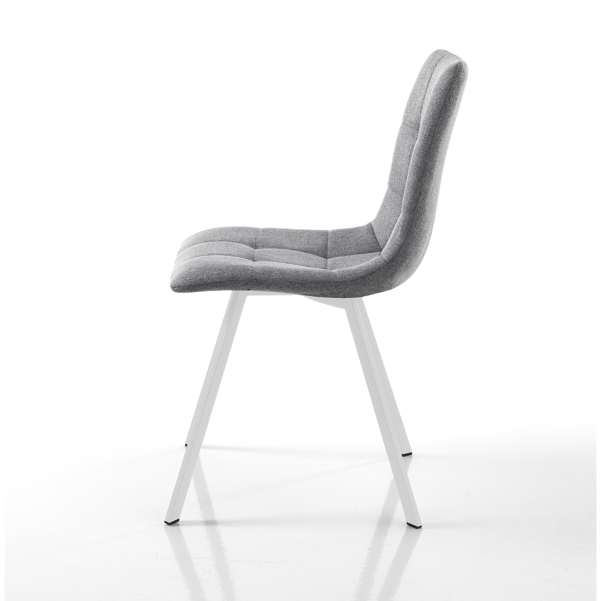 Oresteluchetta Set 4 Sedie imbottita JANE GREY WHITE