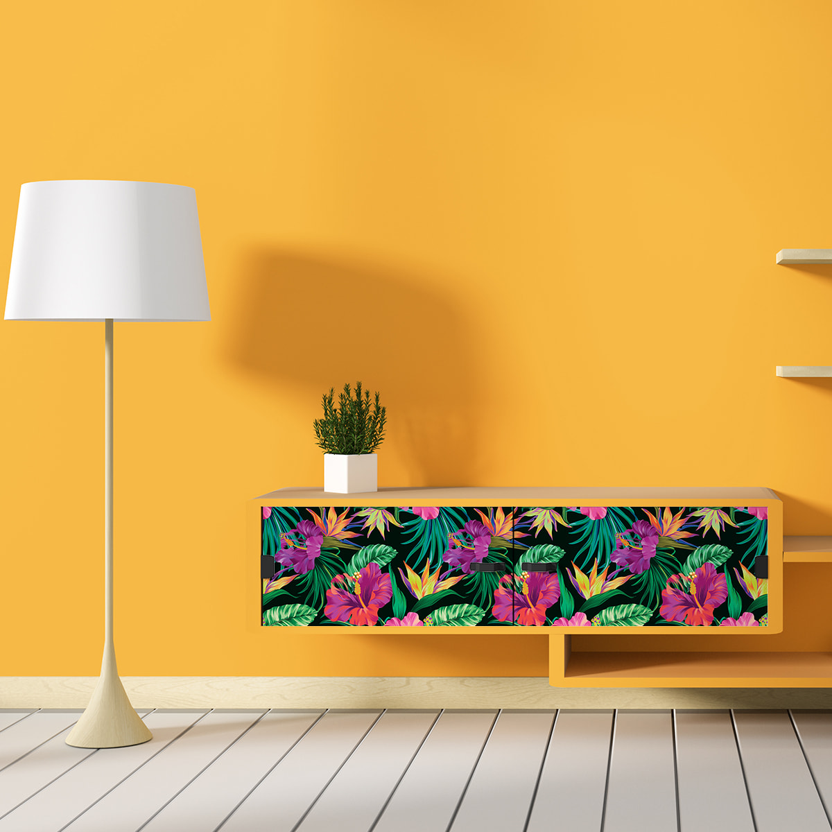 Sticker meuble tropical Hitiaa O Te Ra 60 x 90 cm