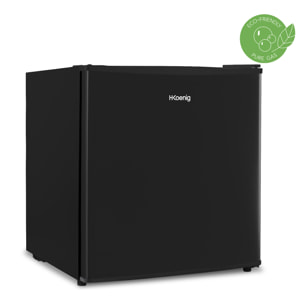 Mini Nevera Negra FGX470 H.Koenig, 45L Compacta, Silenciosa, Puerta Reversible, Termostato ajustable, 39 dB