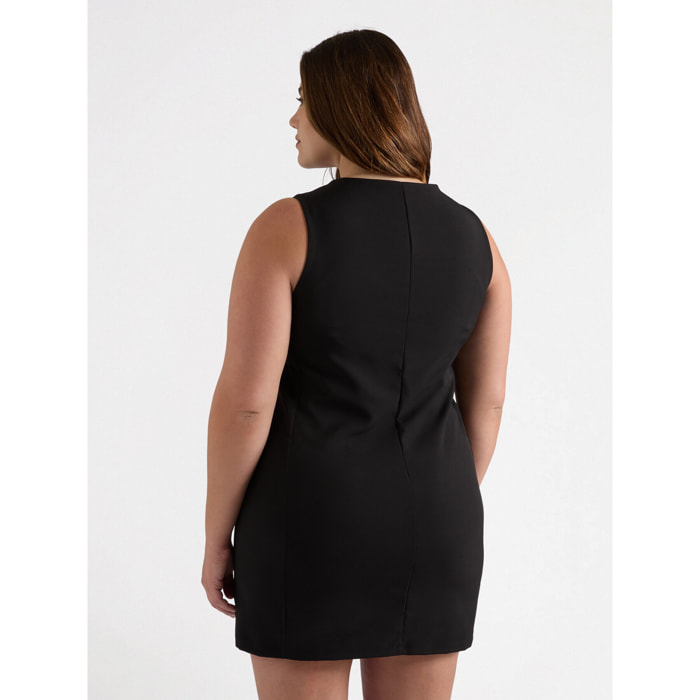 Fiorella Rubino - Vestido tubo - GLAM - Negro