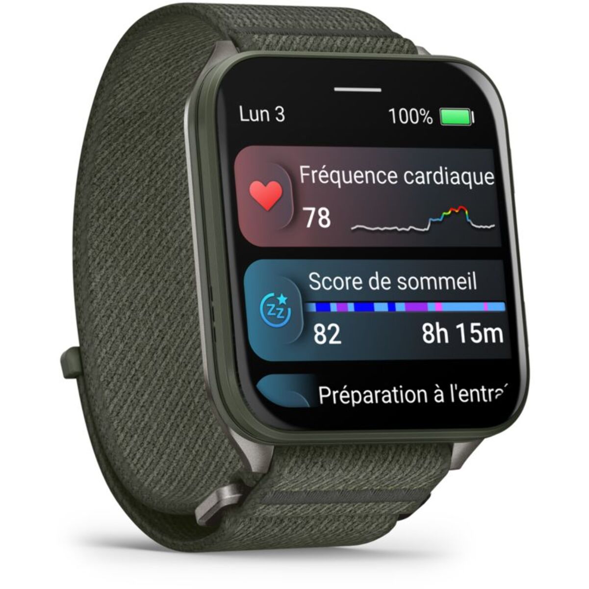 Montre sport GARMIN Venu X1 vert