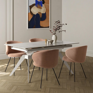Lot de 2 chaises en tissu - COCOON