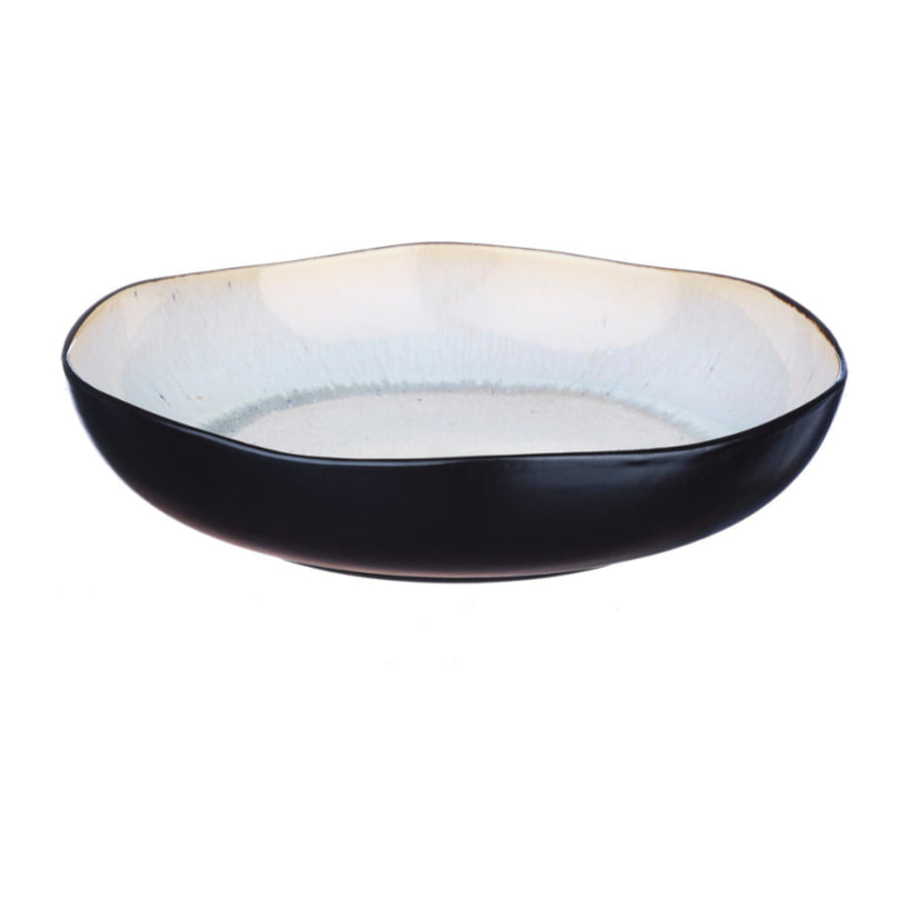 Assiette creuse IRIS Ø22,5cm - 6 pièces - Blanc ivoire