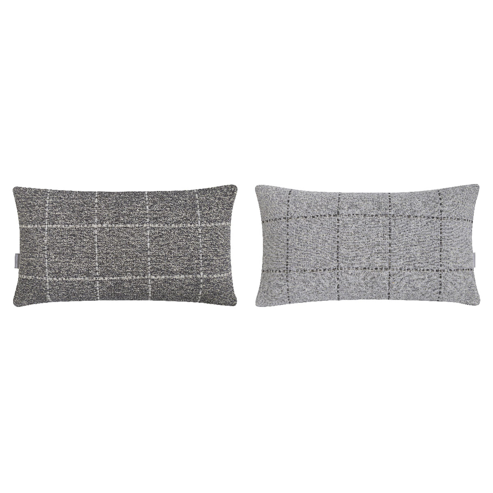 Lot de 2 huosses de coussin MARNE gris