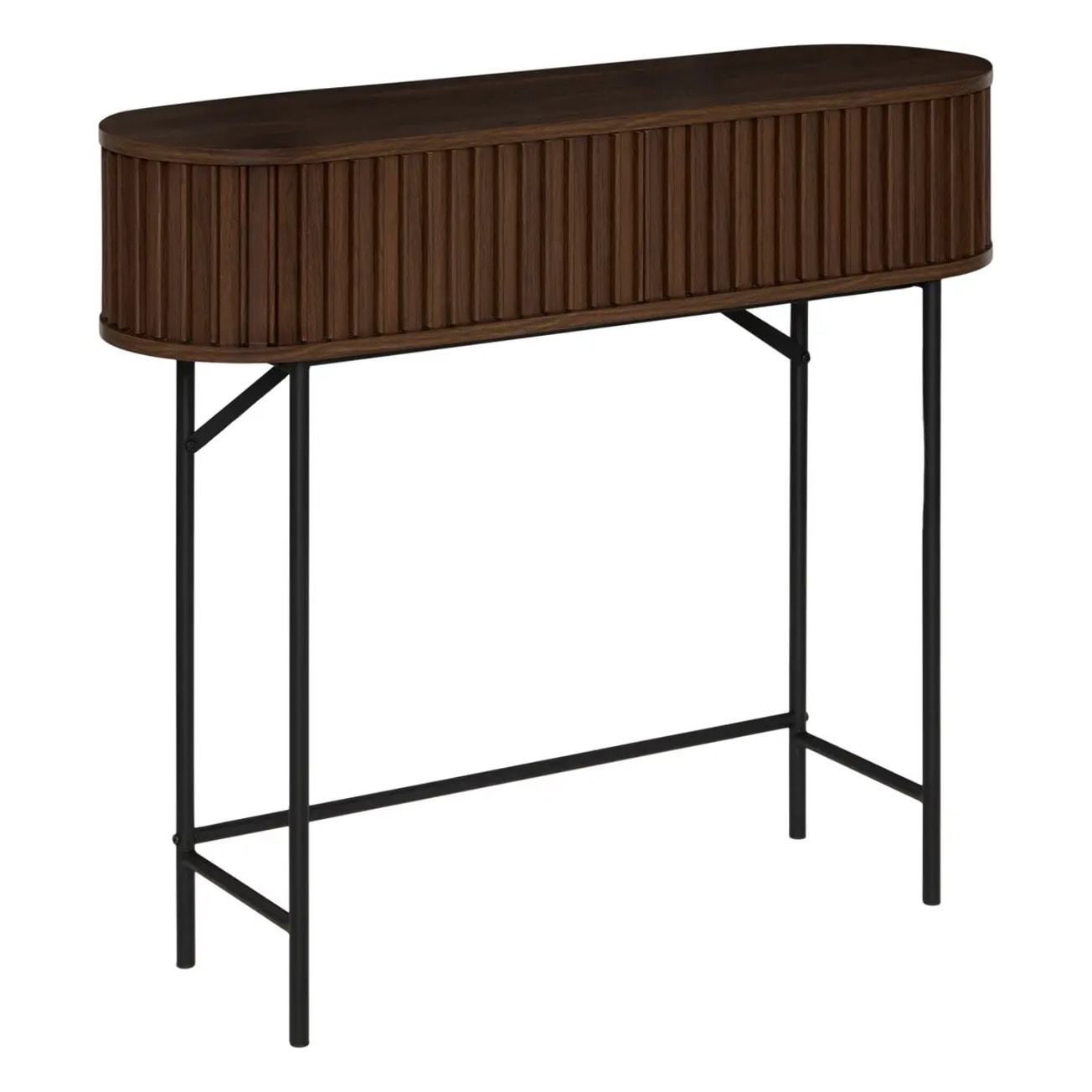 Console Alcôve rectangulaire 30x100cm marron