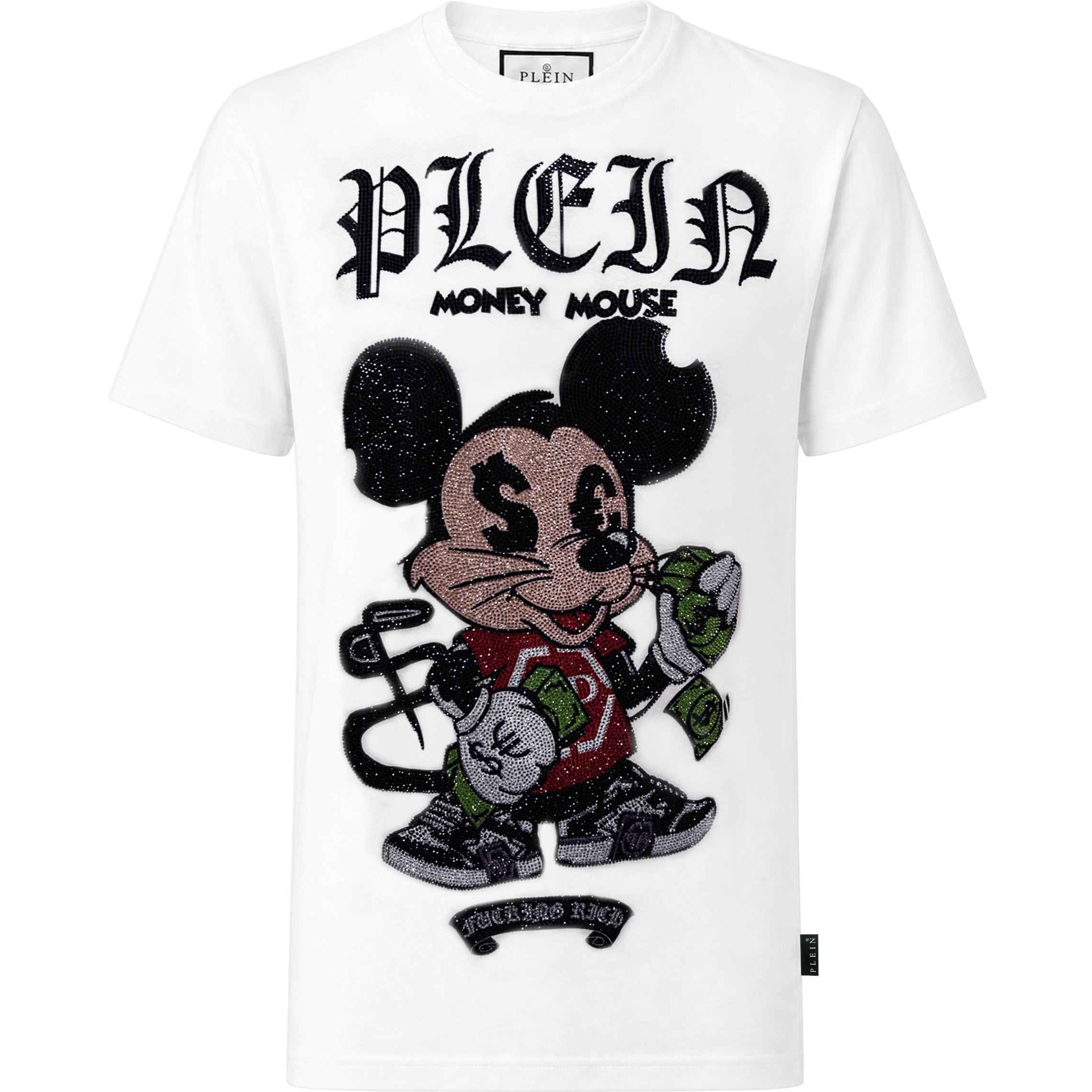 PHILIPP PLEIN T-shirt girocollo a maniche corte MONEY