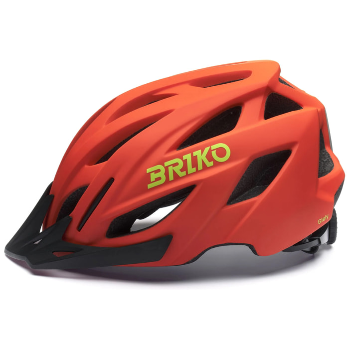 Caschi Briko Uomo Donna Arancione GISLY