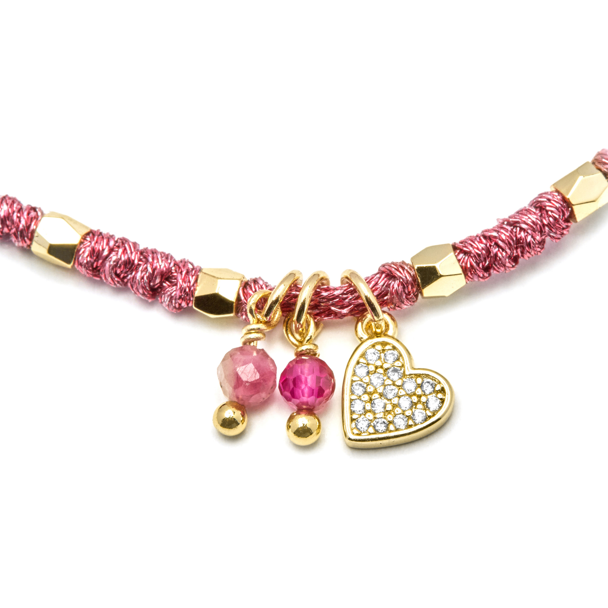 Pulsera Corazón acabado oro amarillo 18k