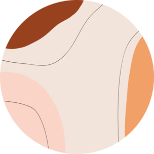 Alfombra de vinilo CERAMIKO, Tania, diseño moderno [Diam] 100 cm