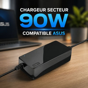 Chargeur ordinateur portable TRUST 90W pour PC portable ASUS MAXO