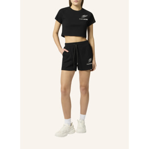 PLEIN SPORT Ribbed Loose Fit Shorts Scratch