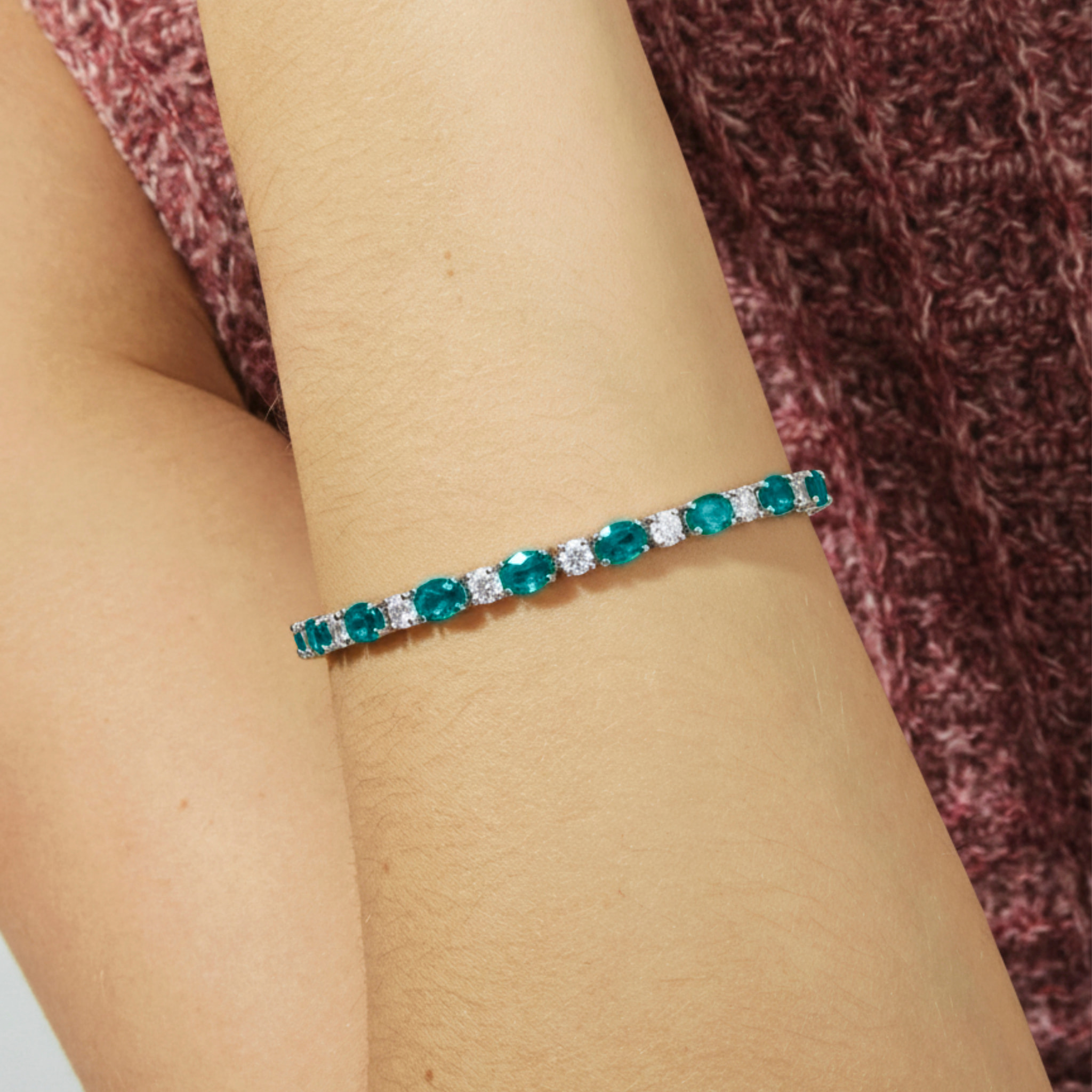 Pulsera Manlor acabado plata