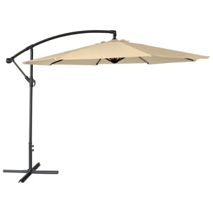 Parasol déporté OAHU rond -