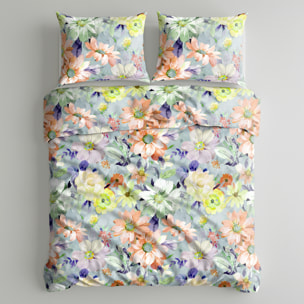 UNO CASA DESIGN Parure Copripiumino Dec.Vico_Matrimoniale_Violet