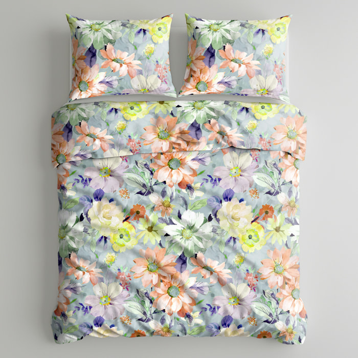 UNO CASA DESIGN Parure Copripiumino Dec.Vico_Matrimoniale_Violet