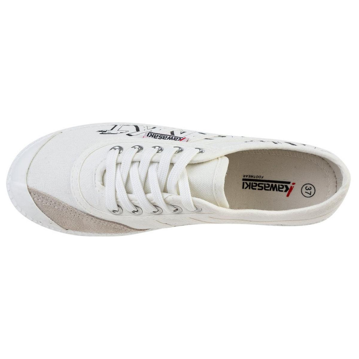 Zapatillas Sneaker KAWASAKI Graffiti Canvas Shoe K202416-ES 1002 White