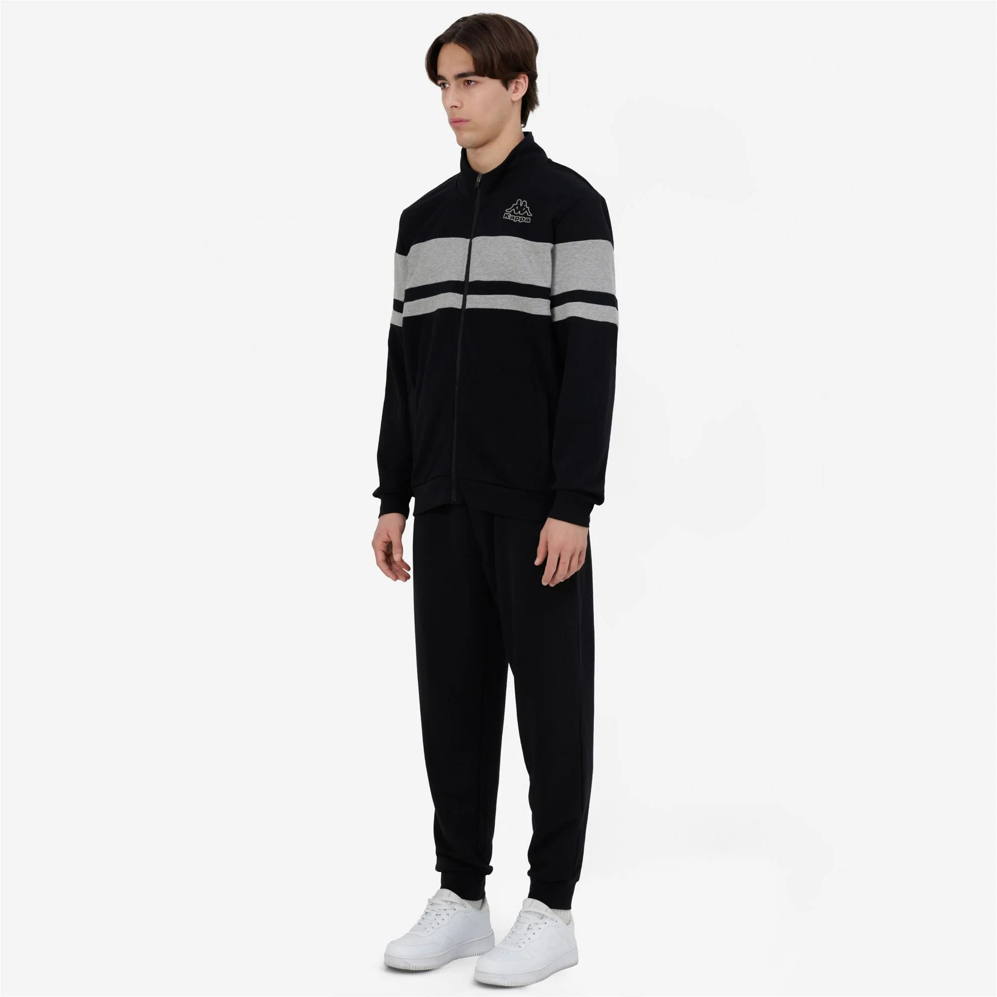 Kappa - Tute Sportive Uomo Nero - Logo Goppio