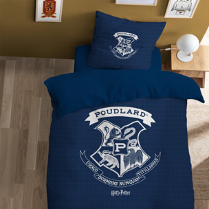 Parure de lit imprimée 100% coton, HARRY POTTER PREPPY