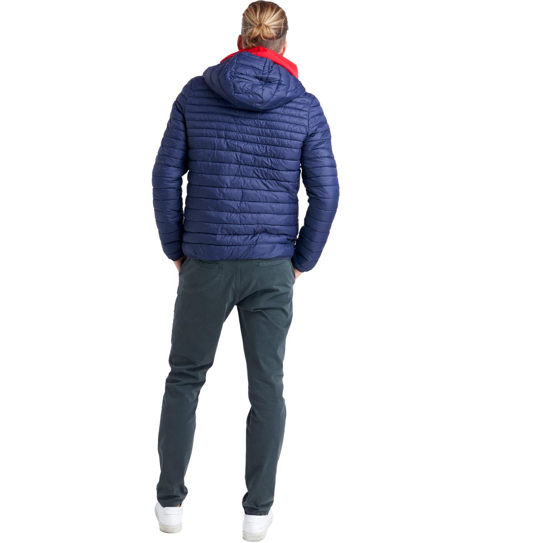 Chaqueta de hombre Leone con capucha y cremallera Basic