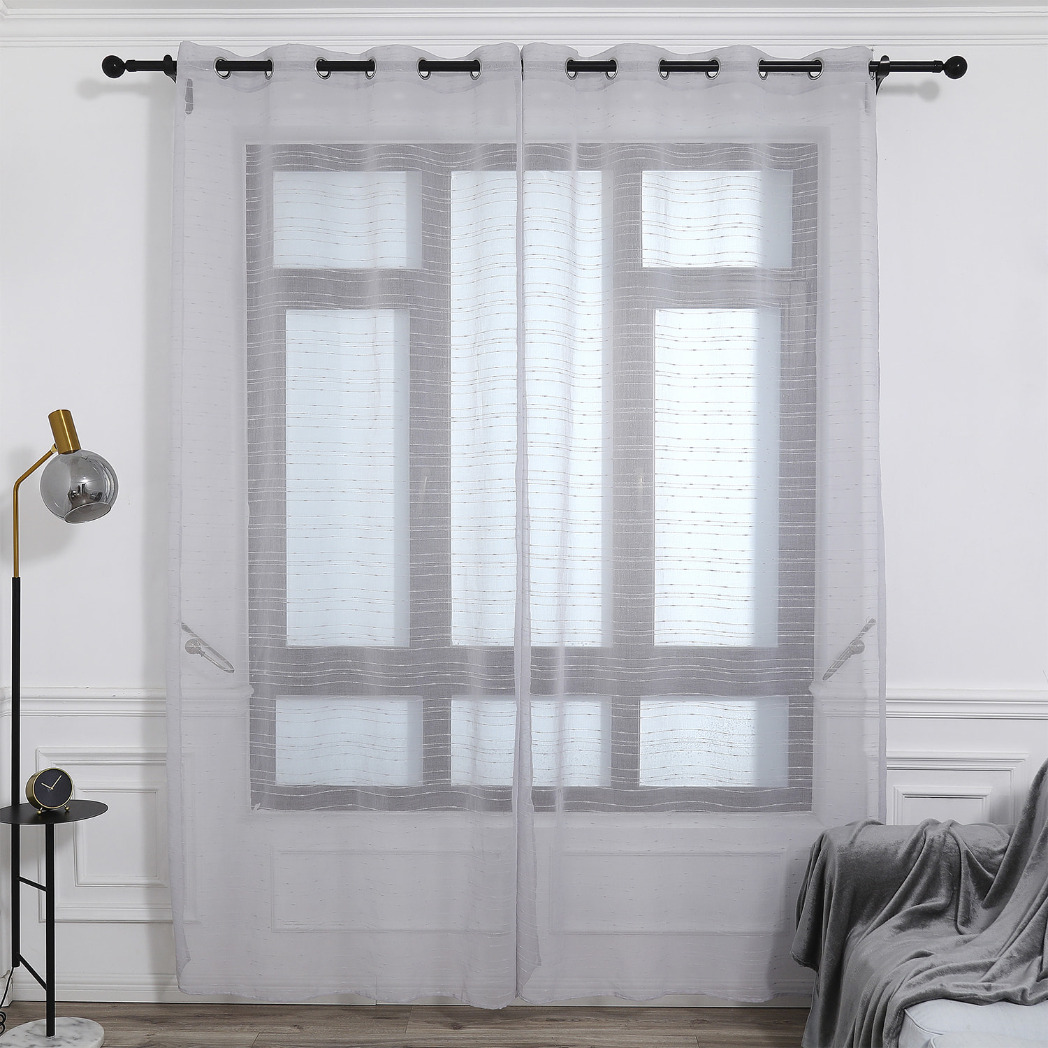 Tenda traslucida con stampo 140x260 cm.