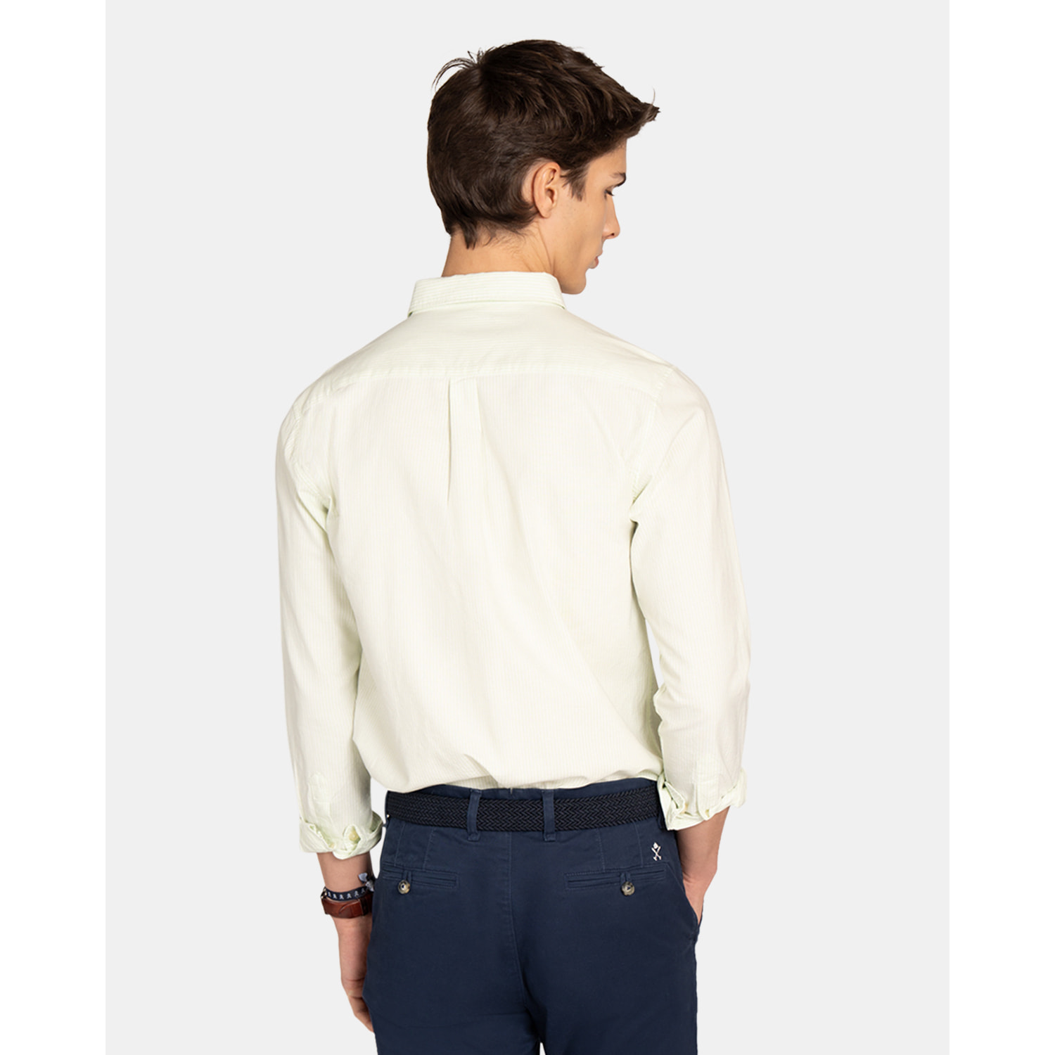 CAMISA MONACO STRIPED OXFORD