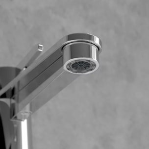 Mitigeur lavabo Conum ouverture dessus avec tirette Chrome Or brossé