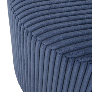 Pouf Sylia bleu encre