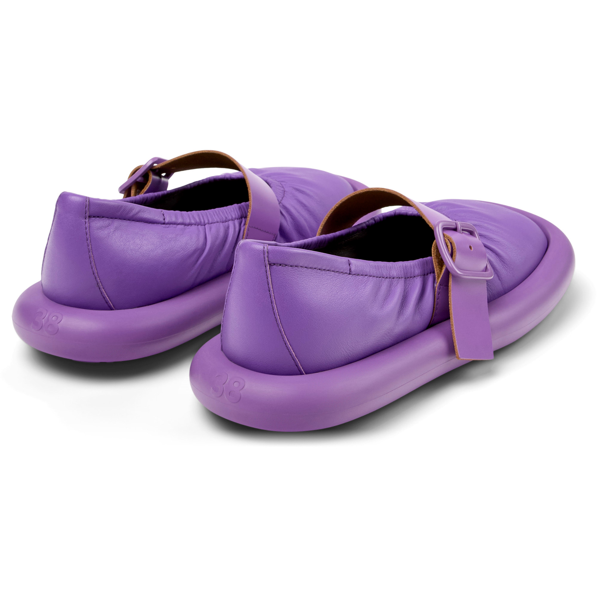 Bailarinas - CAMPER Aqua - Violeta - Cuero liso