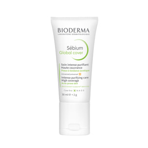 Sébium Global Cover - Soin Intense Purifiant Teinté - Peaux à Tendance Acnéique 30 ml