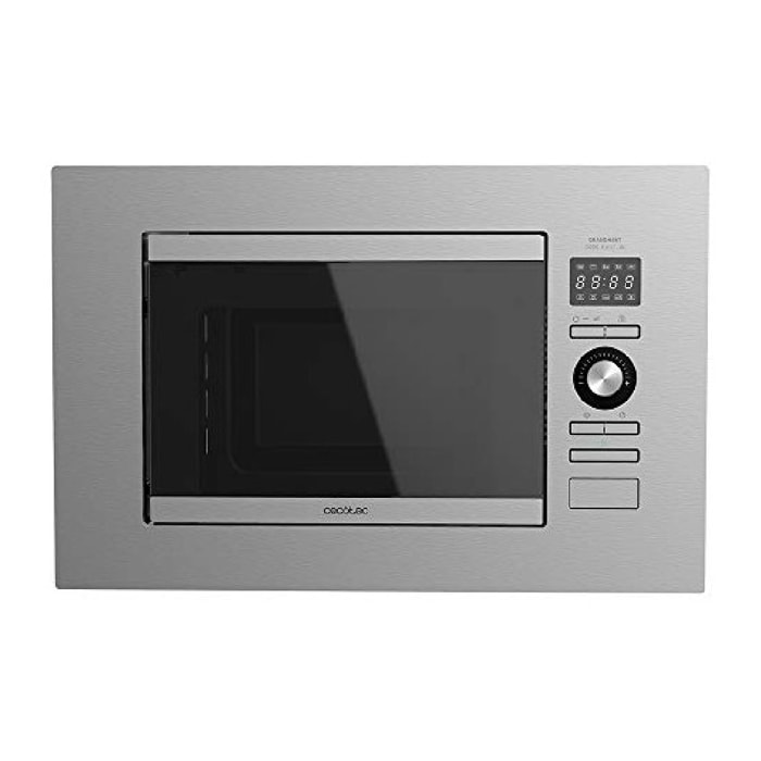 Microonde da incasso con piatto GrandHeat 2090 Built-in Steel Cecotec