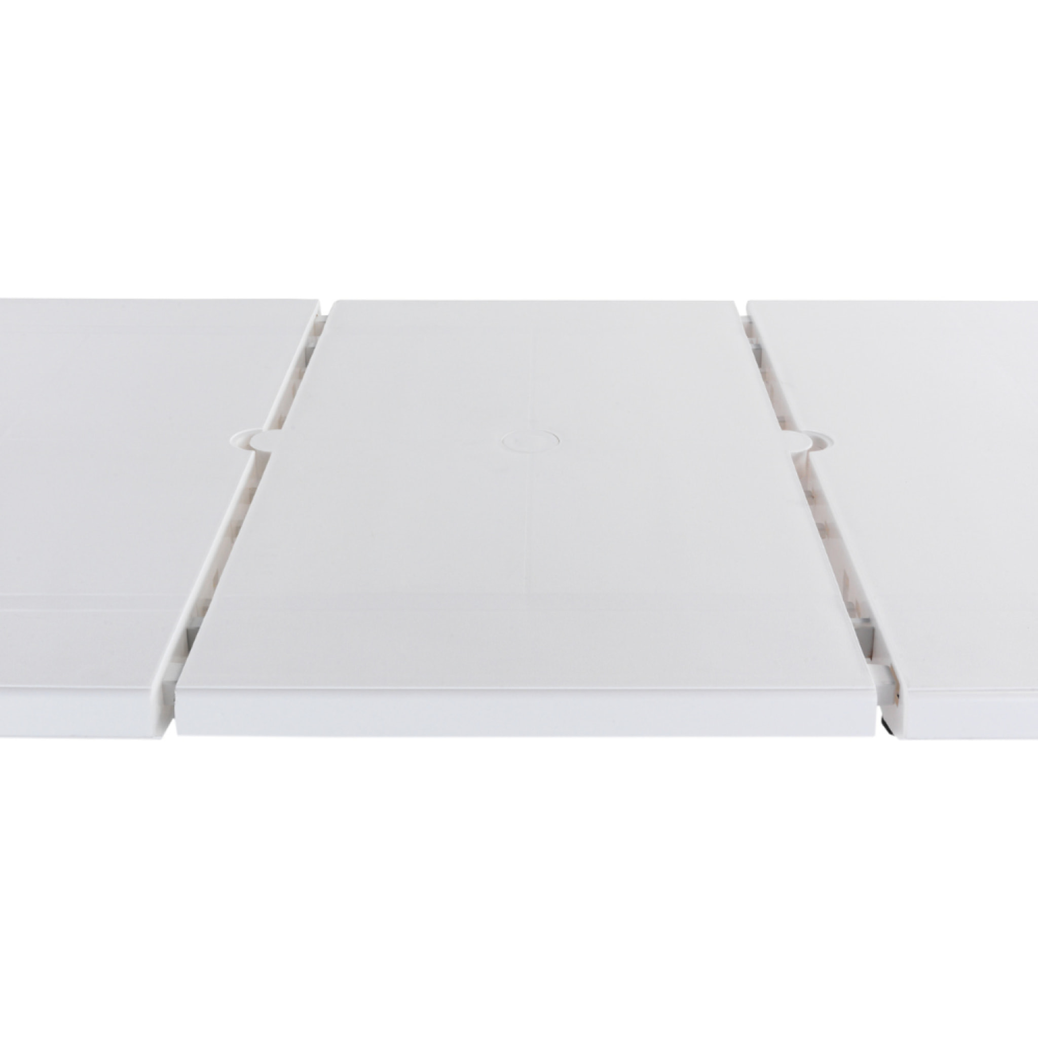Table extensible 4 à 8 places blanche 170x90x73 SAY