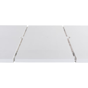 Table extensible 4 à 8 places blanche 170x90x73 SAY