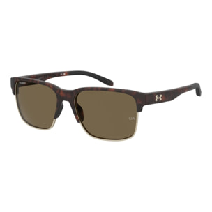 Gafas de Sol Under Armour UA ASSIST EDGE 086 Polarizadas de Metal Unisex 57 mm