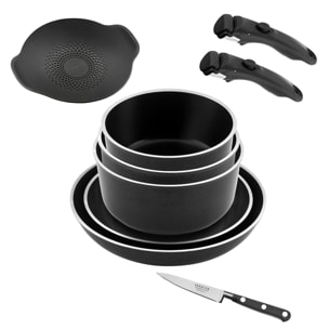 Arom - Batería de cocina 9 piezas