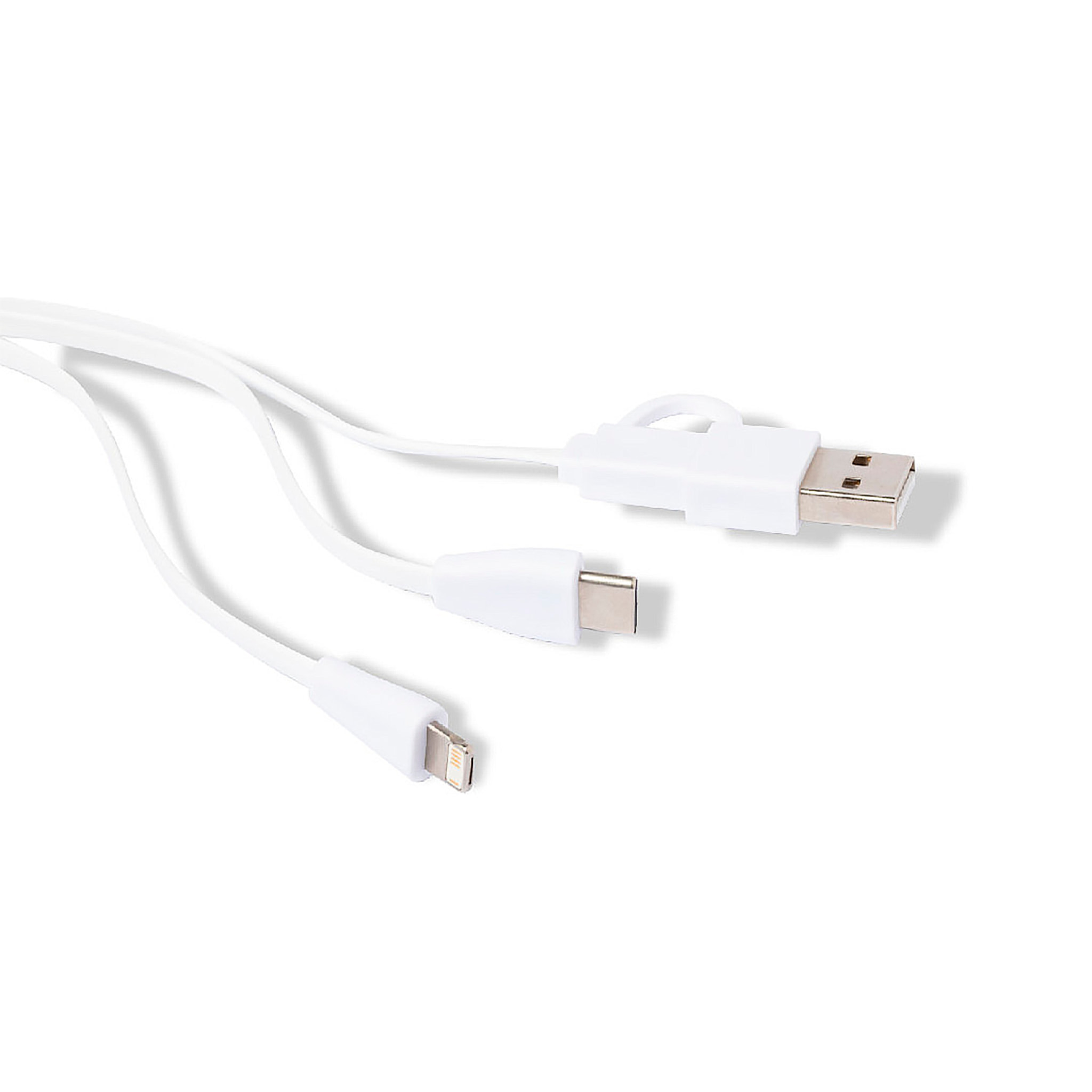 Cavo Micro USB, Tipo C e Lightning in bambù/marmo organico 5 V CC 2,4 A