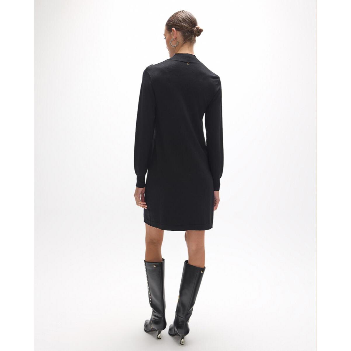 Abito in maglia con paillettes
