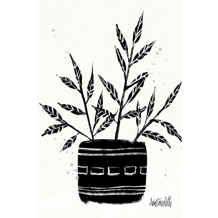 Tableau Botanique et Poterie Tableau plexiglas