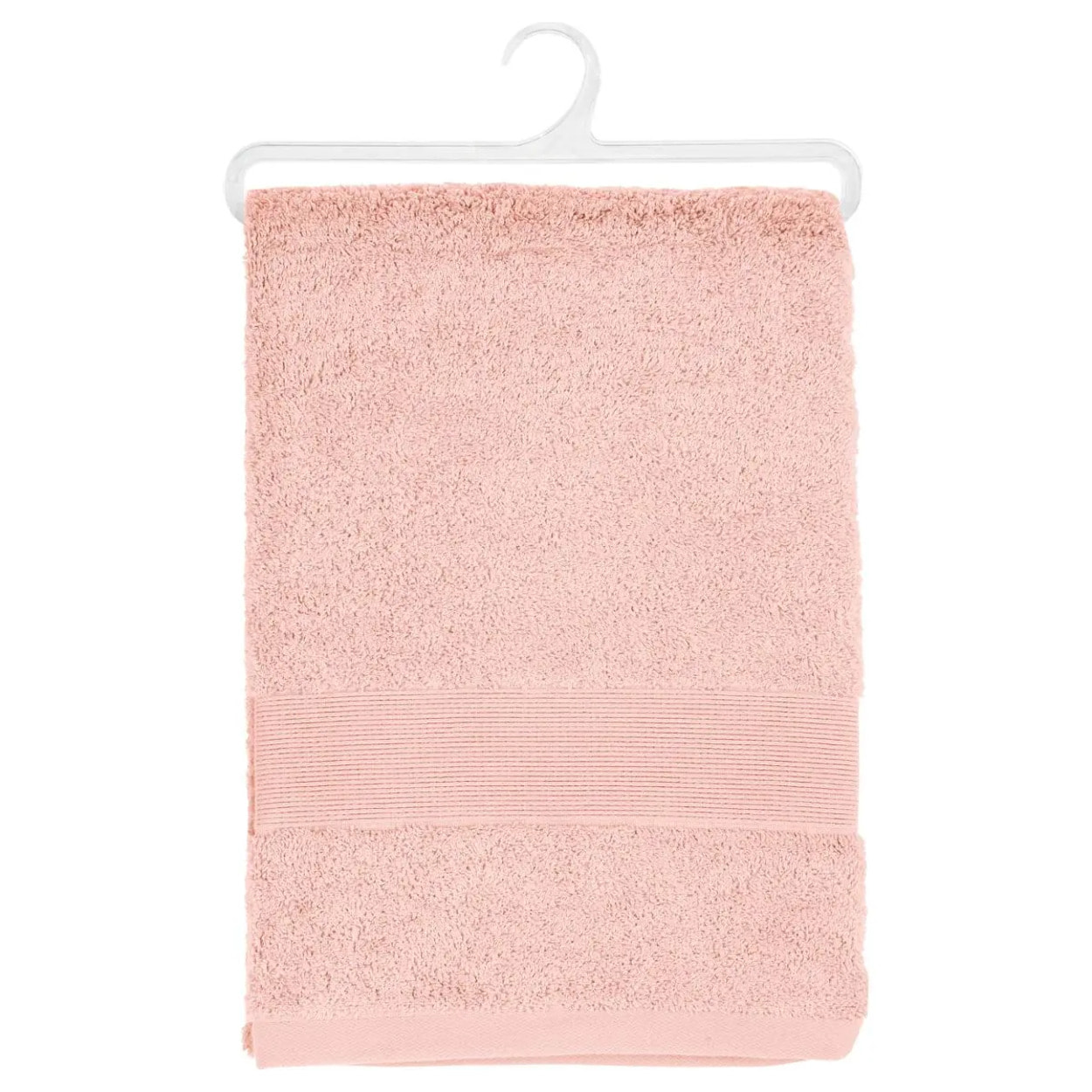 Drap de bain "Essentiel" coton rose 100x150cm