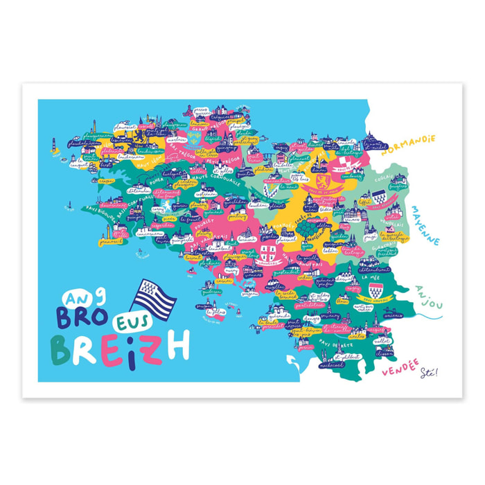 Affiche - Bretagne - Sté!