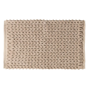 Tapis de bain 50x75cm "Colorama" beige naturel