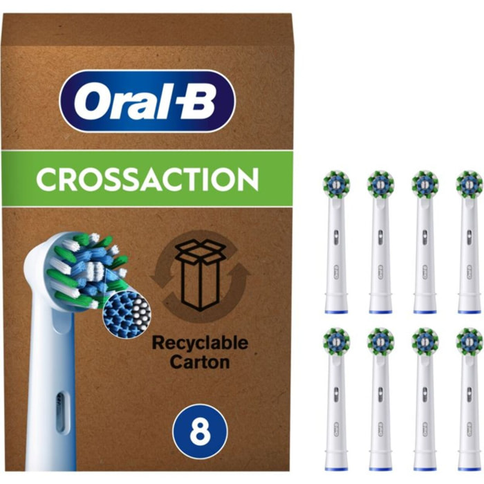 Brossette dentaire ORAL-B CrossAction X-Filaments 8er FFU