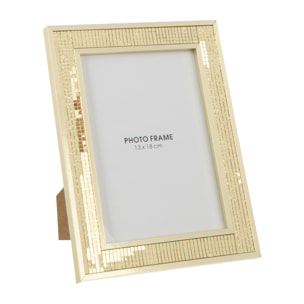 J-Line cadre photo Miroir - verre - or - large